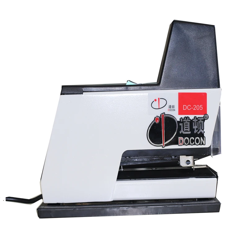 DOCON DC-205 electric stapler binding machine Heavy Duty Electric Flat Stapler |