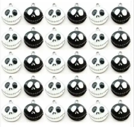 Бесплатная доставка Новые 20 шт белые черные смешанные Кошмар перед Рождеством