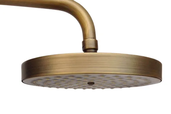 Винтажный Ретро античный латунный двойной кран с перекрестными ручками для