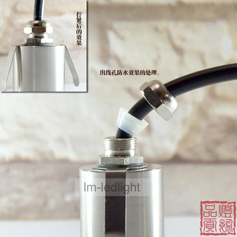 Водонепроницаемые палубные светильники из нержавеющей стали dia62mm 85 265V IP68