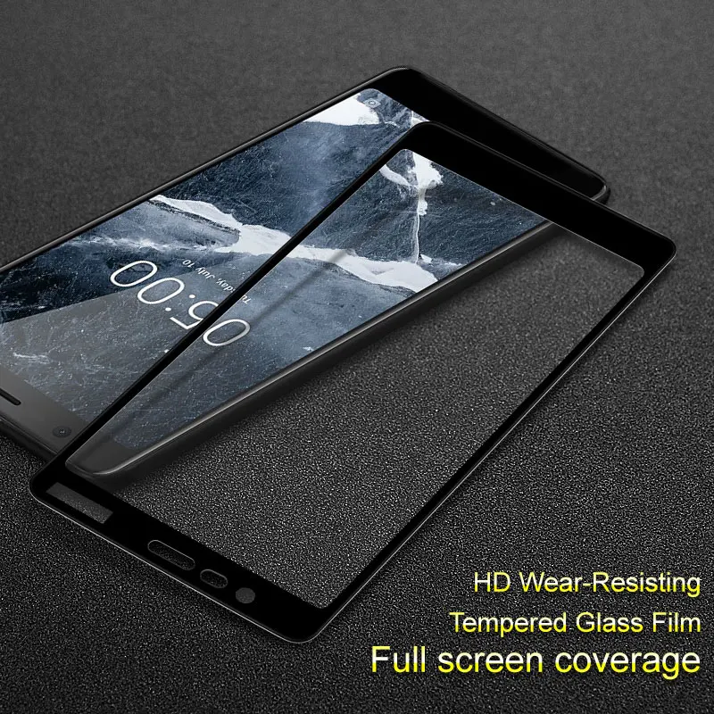 For Nokia 5.1 Glass Screen Protector iMAK Full Coverage Tempered Protective Film | Мобильные телефоны и аксессуары