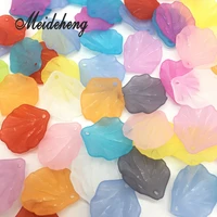 18x22mm frosted transparent shell and chinese cabbage bride hair ornaments diy beads for jewelry design collocation material