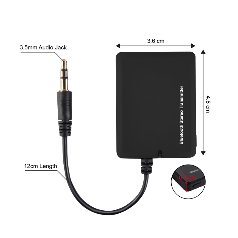Magift передатчик Bluetooth Беспроводной Audio 3 5 мм A2DP стерео двойной адаптер для iPod