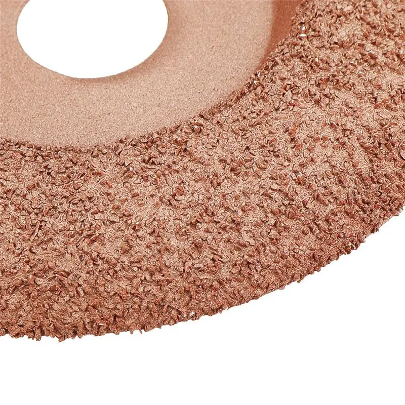 New 4-1/2 Inch Tungsten Carbide Coating Wood Carving Disc Shaping Disc for Angle Grinder