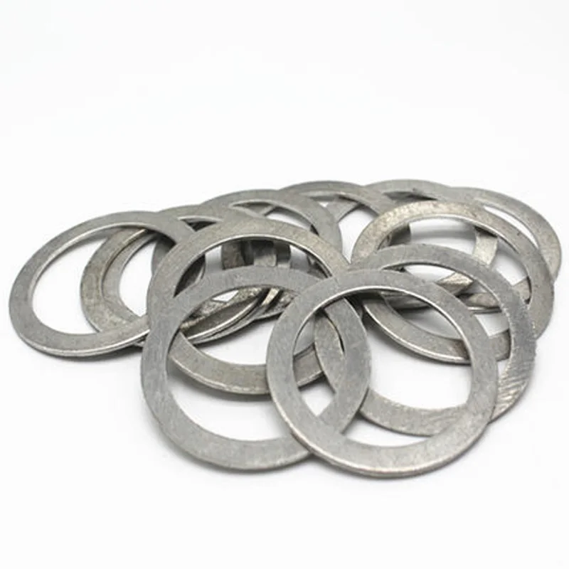 

40pcs M18-M30 Aluminum washers gasket High temperature resistance seal flat pad thickness 1.5mm 22mm-38mm Outer diameter
