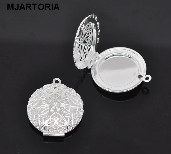 MJARTORIA 2016 Новое поступление 5 посеребренных фоторамных подвесок 32x27мм|pendant holder|pendant