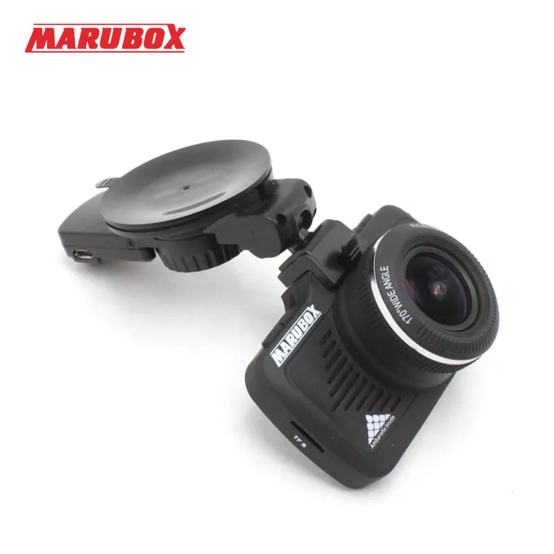Видеорегистратор с GPS-информатором,Marubox M330GPS,GPS/GLONASS информатор о стационарных камерах и маломощных радарах, разрешение видеозаписи до 2304х1296P Super Full HD, 30 кадр/сек,Процессор Ambarella A7LA50