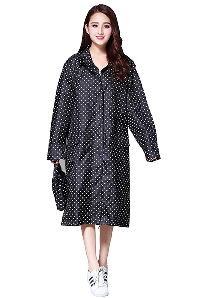 Women's Stylish Rain Poncho Waterproof Rain Coat with Hood Sleeves Pocket  Hooded Womens Raincoat  Adult  Poncho  Hiking XX10