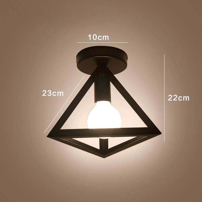 Современный простой коридор потолочный светильник балкон черный цвет с