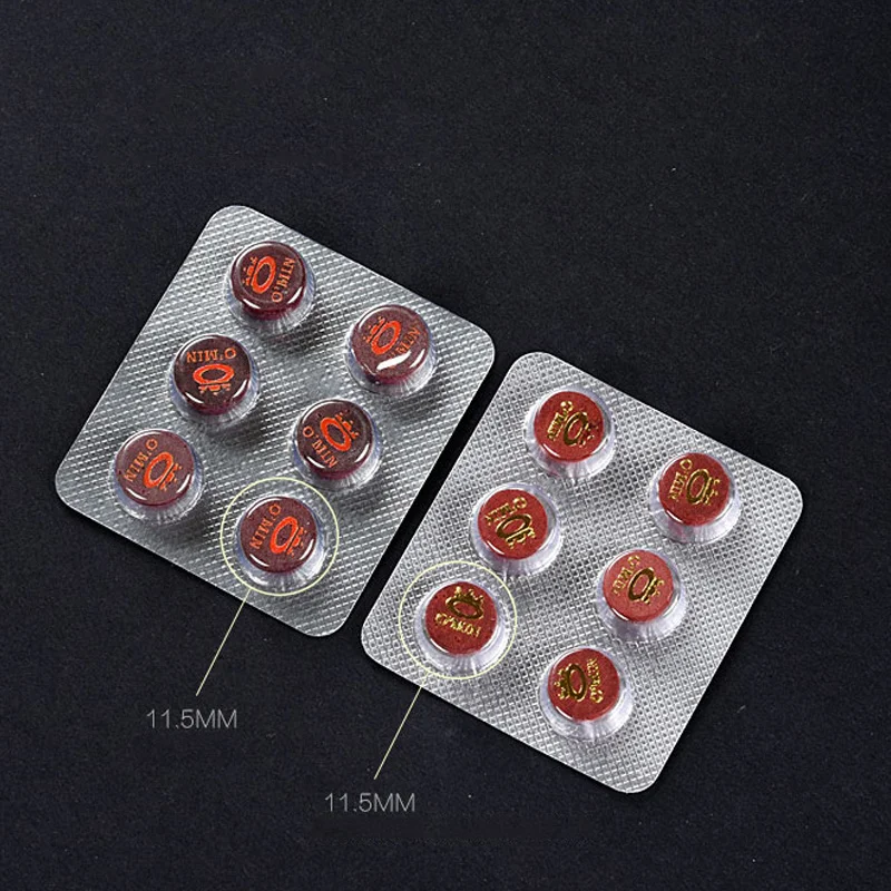 3 Pcs/Lot Snooker Pool Cue Tips M Billiards Tip 10mm/12mm Billiard Accessories | Спорт и развлечения