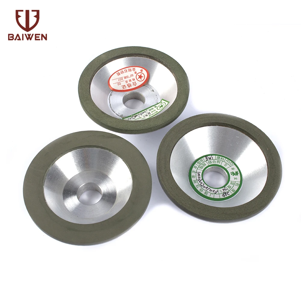 

100mm Diamond Grinding Wheel Cup 150/240 Grit Cutter Grinder For Carbide Metal 100*32*20*10*3mm 180#