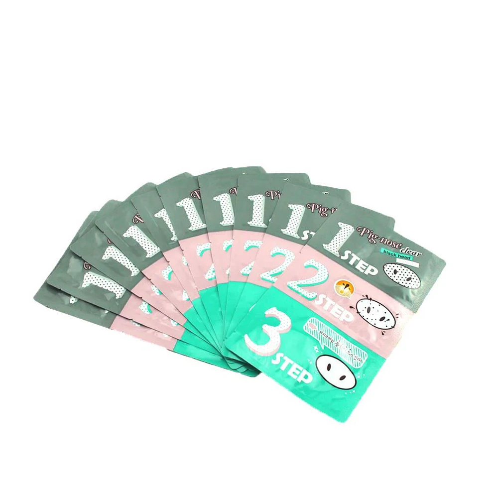 12 шт. 3 ступенчатое средство для удаления прыщей и угрей набор прозрачной черной