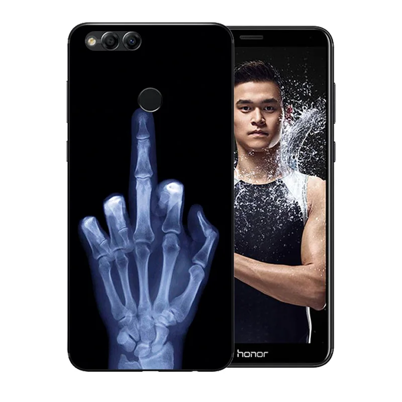 Силиконовый чехол из ТПУ для Huawei Honor 5C 6A 6X 7A Pro 7C 7X 8X 9 телефона Y6 2018 тонкий с