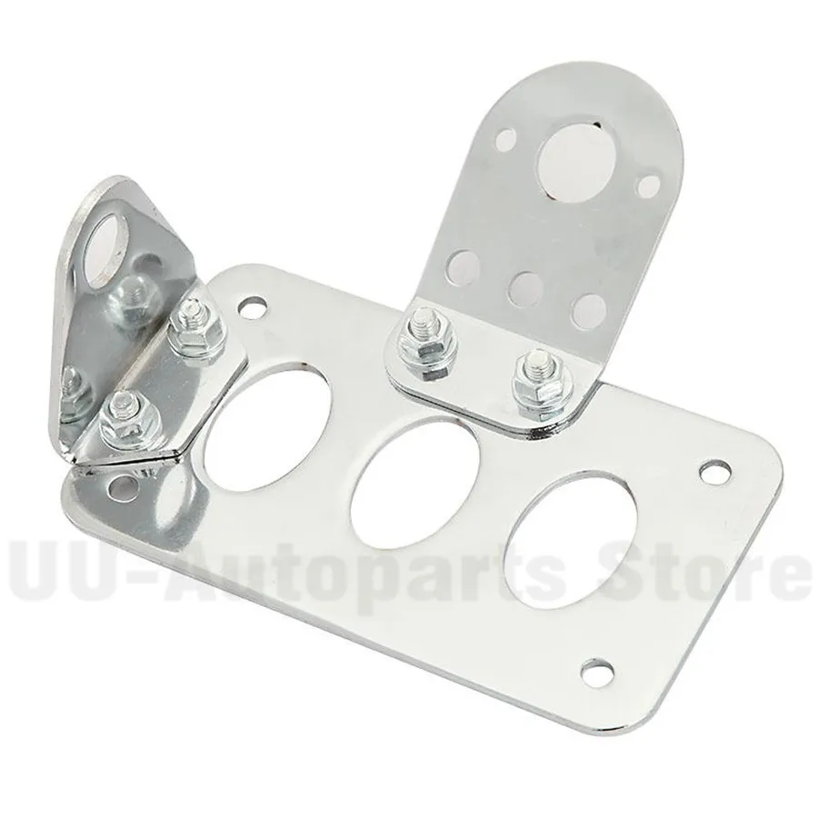 Хромированный боковой кронштейн для номерного знака мотоцикла подходит Harley Chopper