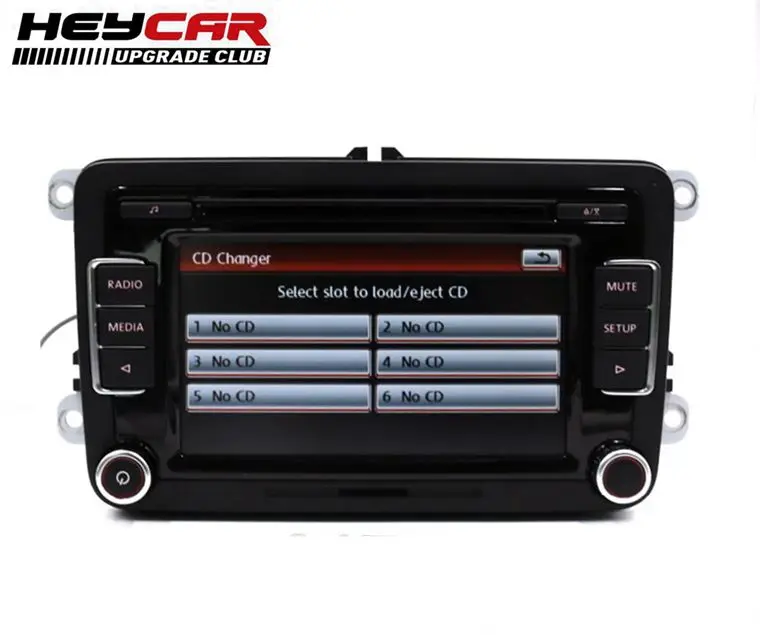 Оригинальное автомобильное радио RCD510 CD USB AUX RVC камера заднего вида для Golf 5 6 MK5 MK6 Jetta CC Tiguan Passat с кодом