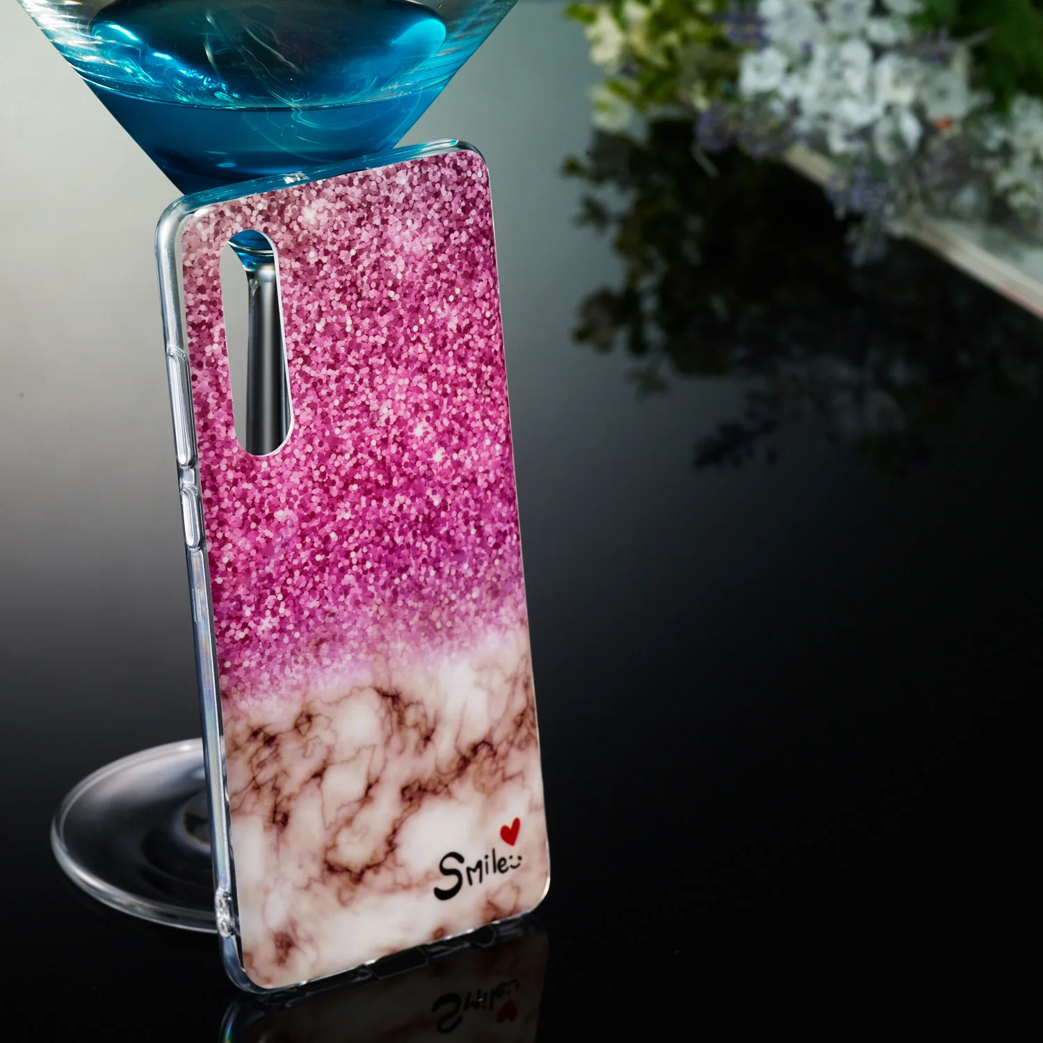 Мягкий чехол из ТПУ с рисунком мрамора для Honor 10 Lite задняя крышка Huawei P30 чехлы