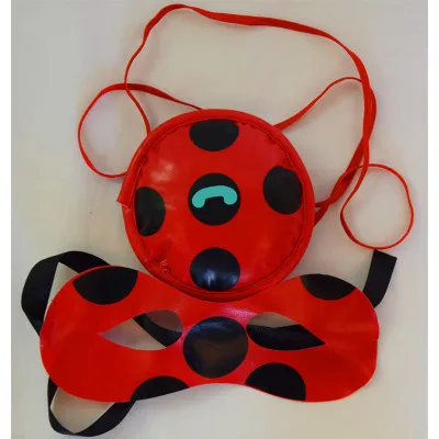 Ladybug Cosplay Costume Girls Women Halloween Kids / Adult Jumpsuits Lycra Zentai + Blinder Bag |