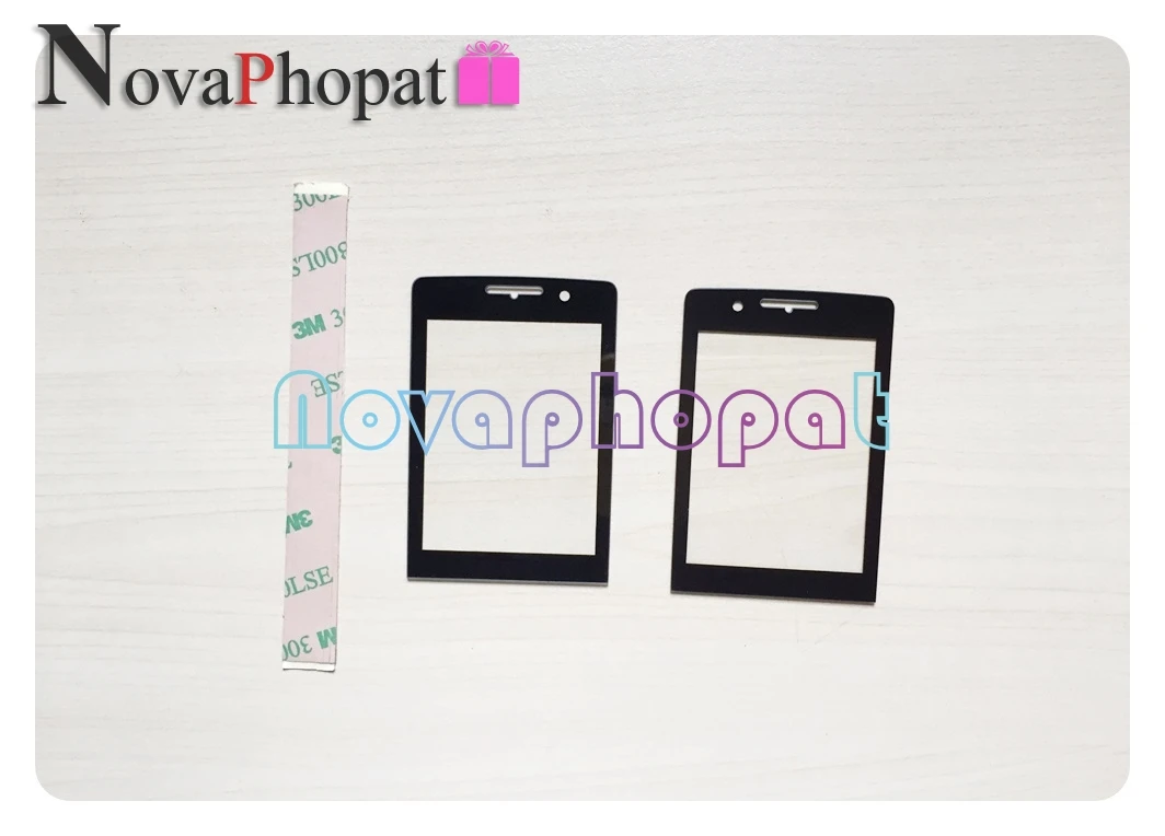 Novaphopat черный стеклянный экран для Philips Xenium X623 623 замена стеклянной панели