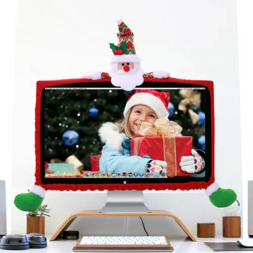 Чехол для ноутбука с ЖК-экраном и монитором Merry Christmas подходит 19-27 дюймов чехол