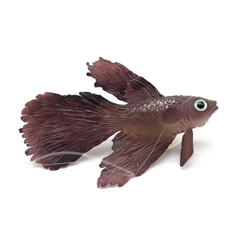 3 цвета флуоресцентная искусственная светящаяся Золотая рыбка Бетта украшение