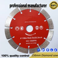 156mm diamond blade for wall chaser tools for brick cement road stone cutting ceramic for home decoration use wall chaser saw
