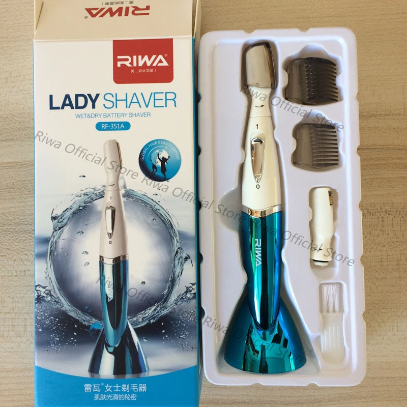 Riwa titanium лезвия леди эпилятор для рук/брови/ног женские бритвы rf 315a|lady epilator|women