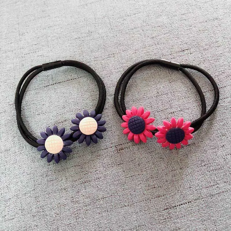 Shapu Cheap child high elastic hair ring flower bear wings pearl cute accessories tiara kids headwear girls baby | Детская одежда и