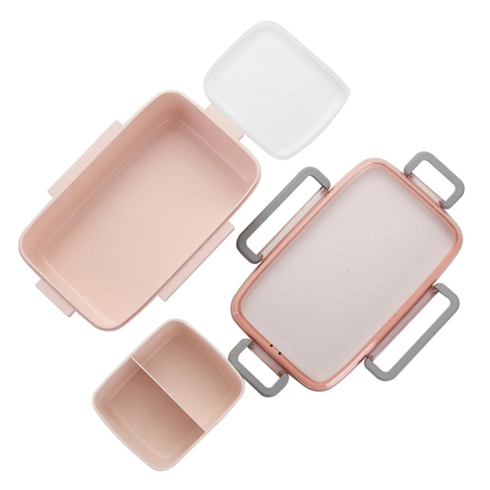 Легкий чистый Bento здоровый Ланч-бокс Портативный экологичный офис герметичный с
