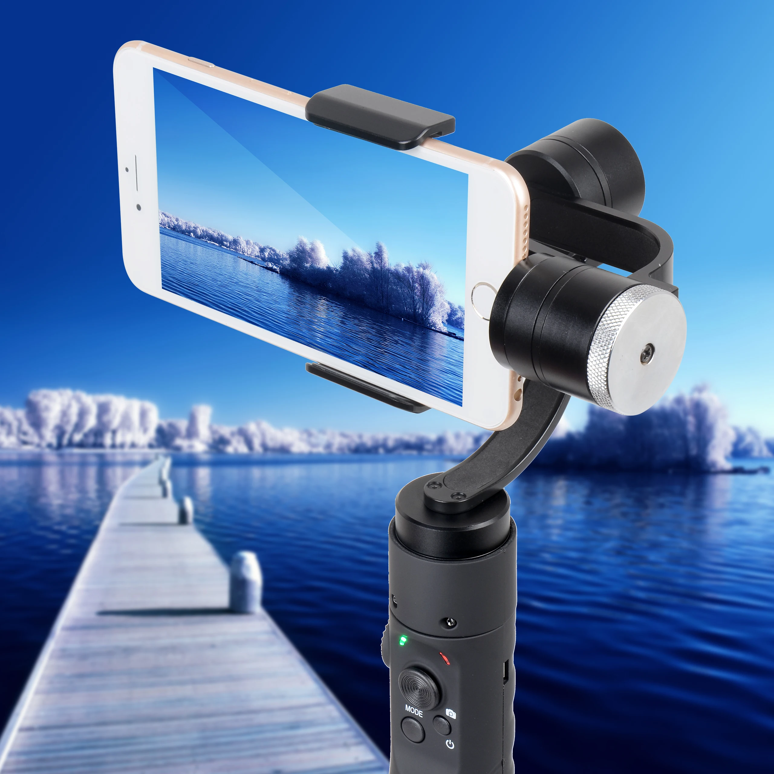 AFI V3 камера Ручной Стабилизатор мобильный телефон трехосевой держатель Gimbal Autodyne гироскоп Live поддержка для GOPRO Gitup iPhone