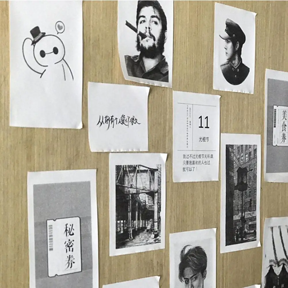 3 рулона/набор Прочная печать для бумажных наклеек бумажная фотобумага Мини