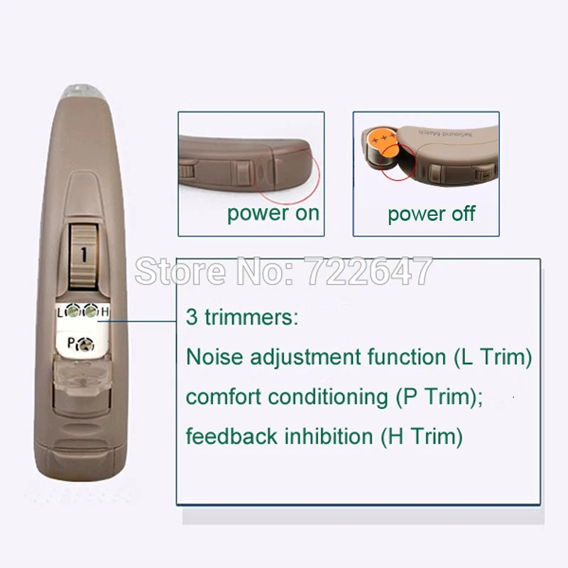 Gn Resound слуховой аппарат 3t70-V W аккумуляторные батареи a13 и зарядное устройство 3 канала цифровой беспроводной BTE слуховое устройство