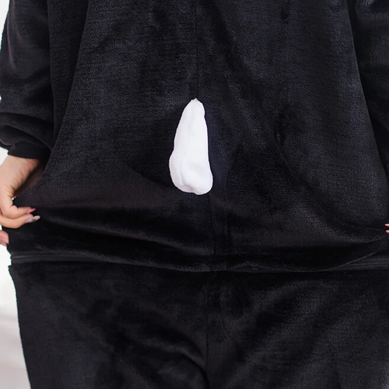 Пижама панда костюм для косплея с животными Женская нарядная зимняя теплая