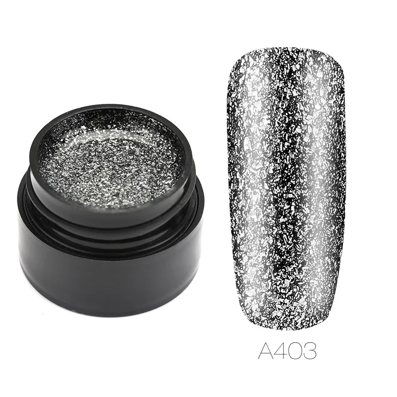 RFA403 ROSALIND блестящий набор гель-лаков для ногтей для маникюра Platinum Nails Art Poly Gel Lak гибридные Лаки UV цвета верхнее Базовое покрытие праймер - Цвет: RFA403