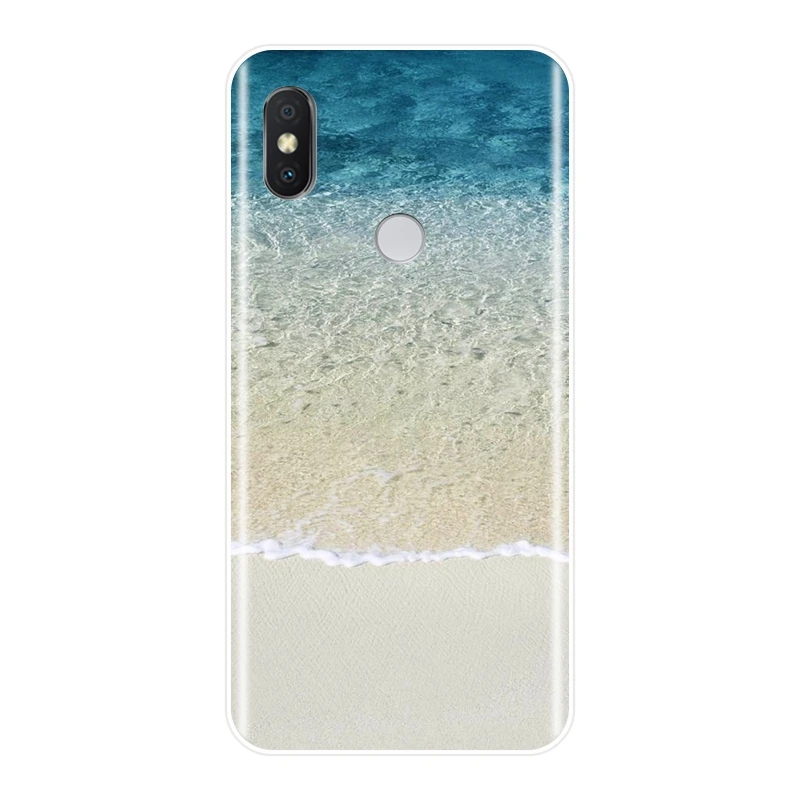 Чехол для телефона Pocophone F1 Xiaomi Redmi Note 4 4X 5 5A 6 Pro Prime Beach Sea силиконовый мягкий чехол S2