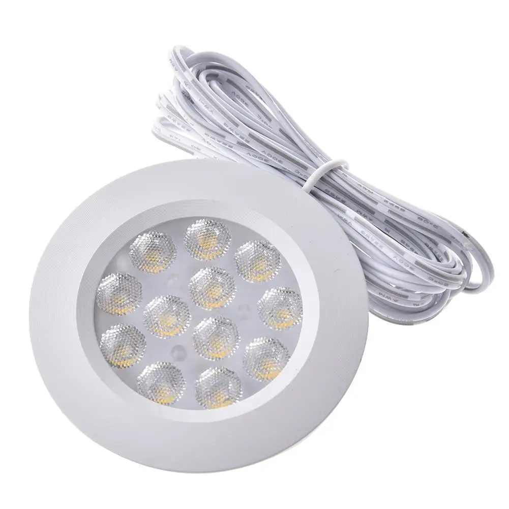 LAIDEYI под шкафом 12V шкаф круглый комнатный светильники кухонные потолочные