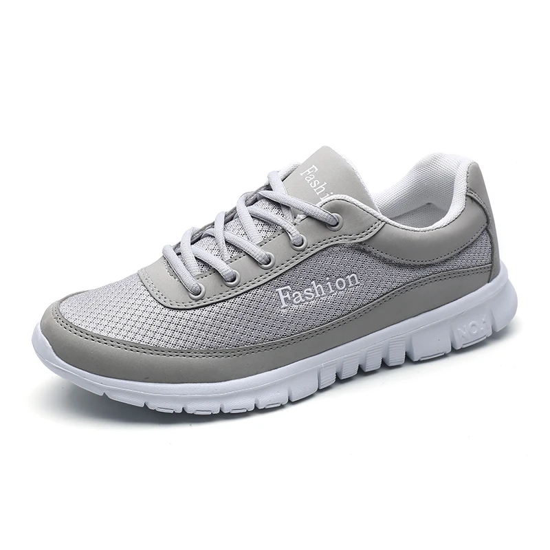 Running Shoes Men Breathable Sneakers Slip-on Run Sports Fitness Walking for Mesh EVA Lightweight Sport zapatos hombre | Спорт и