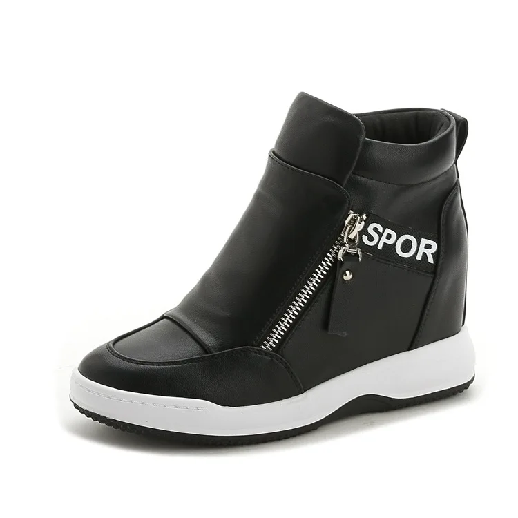 Akexiya/Высококачественная женская обувь на танкетке высоком каблуке цвет белый