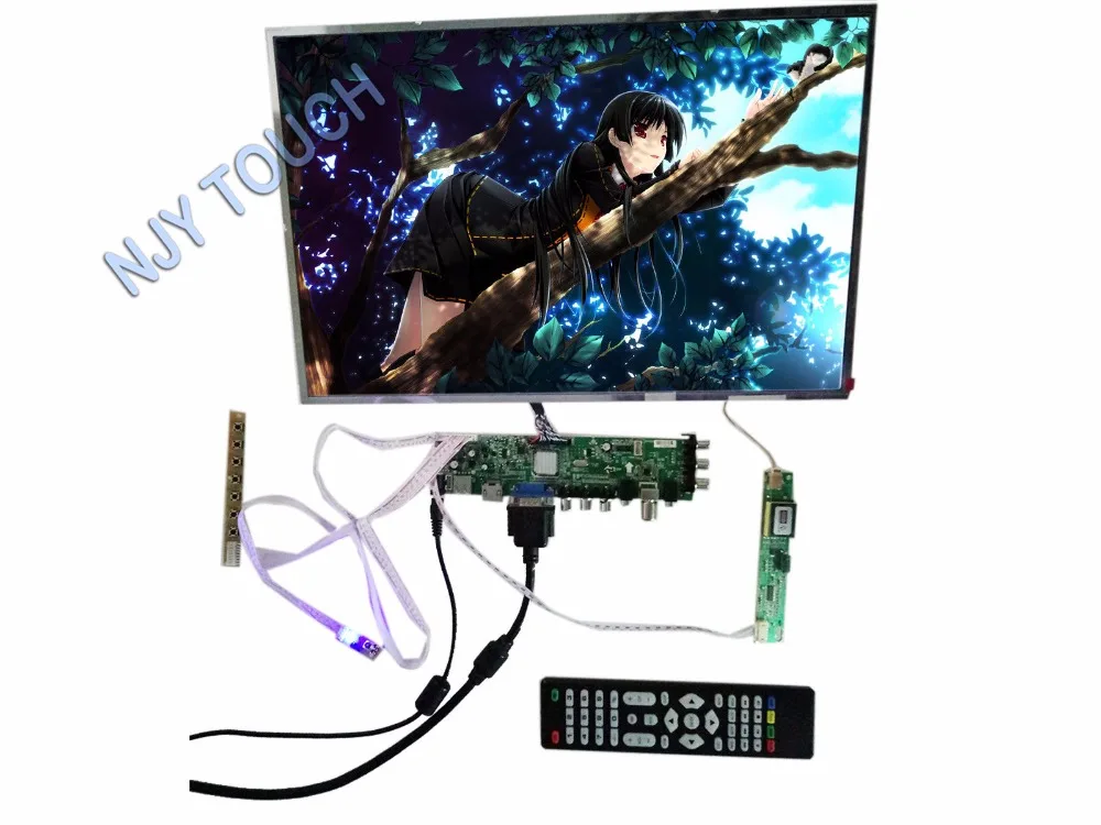 

HDMI DVB-C DVB-T DVB-T2 плата ЖК-контроллера с USB + 17 "LP171WU3 LP171WU3 LTN170U1 1920x1200 экран
