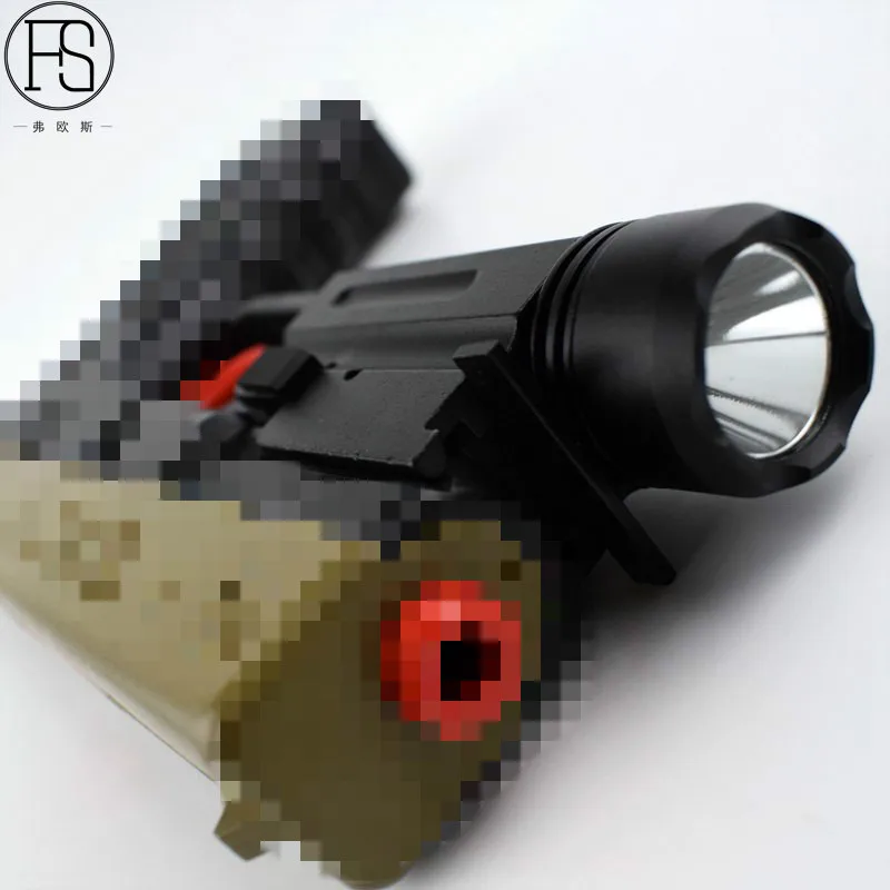 Красный лазерный прицел и Glock фонарик комбо тактические винтовочные огни Для