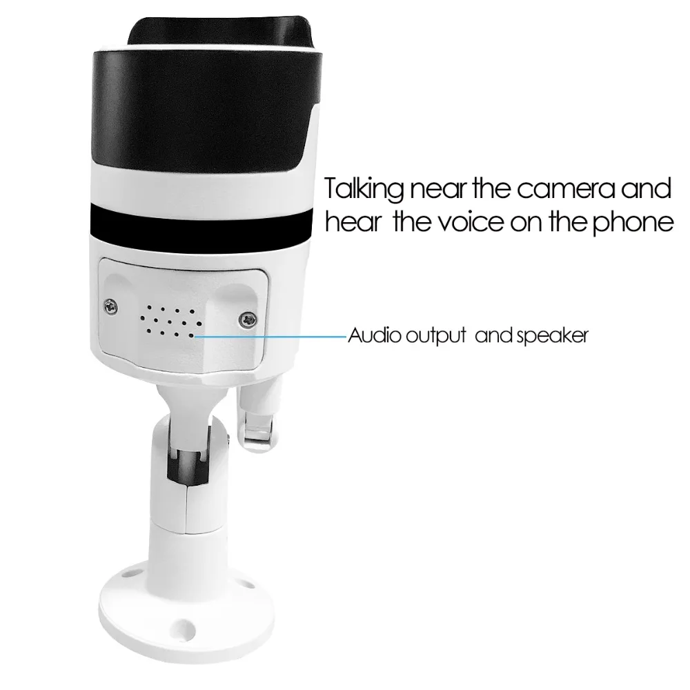 4CH с подкладкой аудио-разговора HD Беспроводной сетевой видеорегистратор LCD