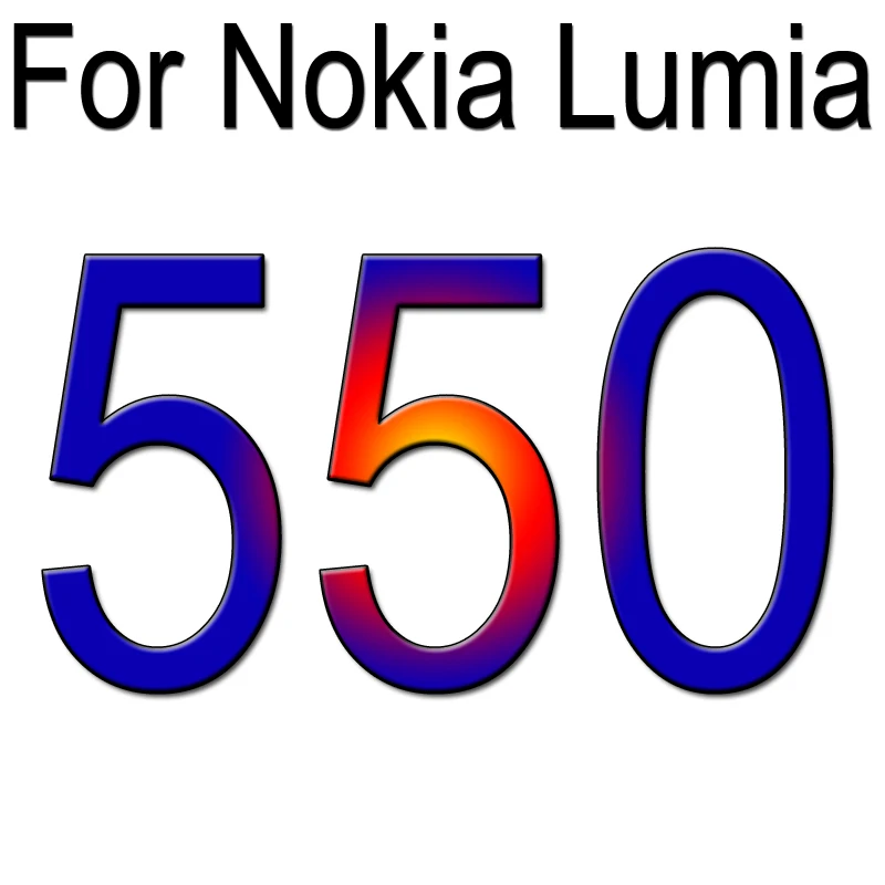N550 С уровнем твердости 9H закаленное Стекло Экран Защитная пленка для microsoft Nokia Lumia 430 435 625 630 635 950 550 540 820 730 530 535 640 930 чехол - Цвет: N550