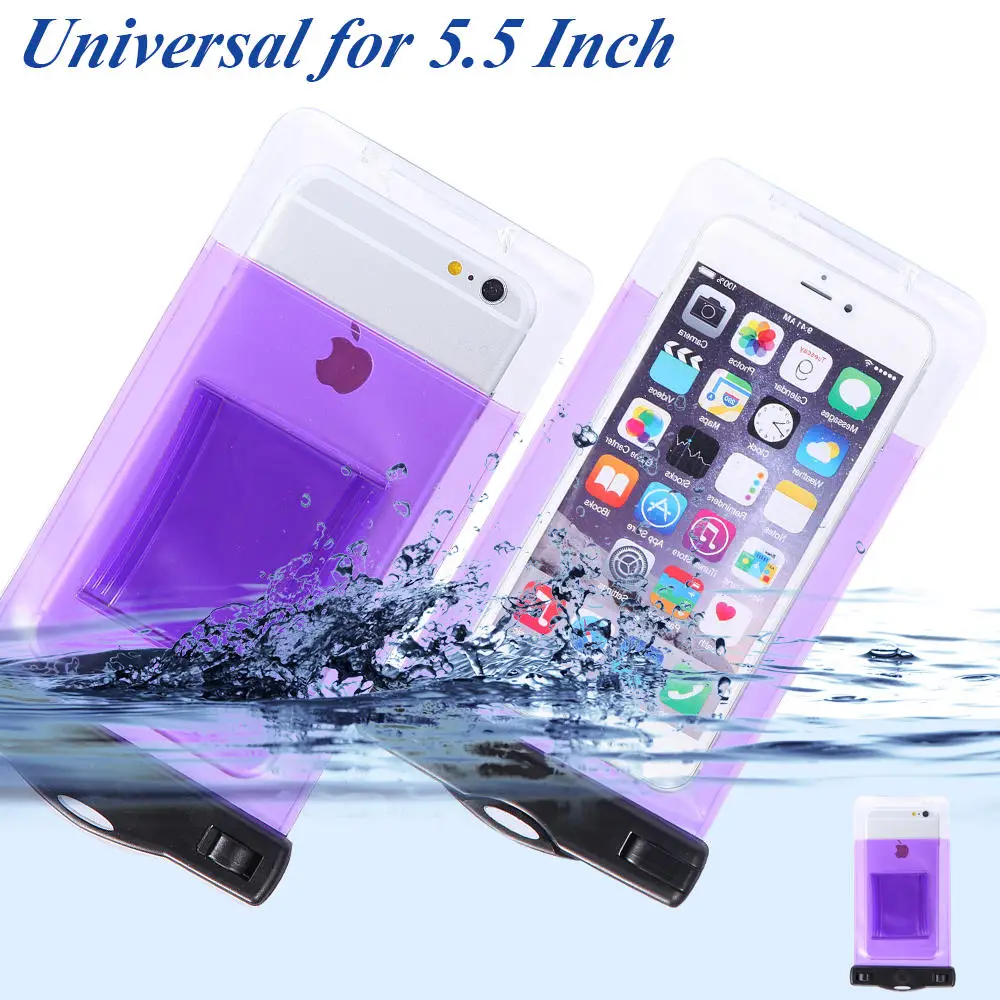 KISSCASE 100% Sealed Waterproof Pouch Phone Case For Apple iPhone 8 6 6S 7 5S SE Samsung S7 S6 edge J3 J5 J7 A5 A3 A7 Bags Cases | Мобильные