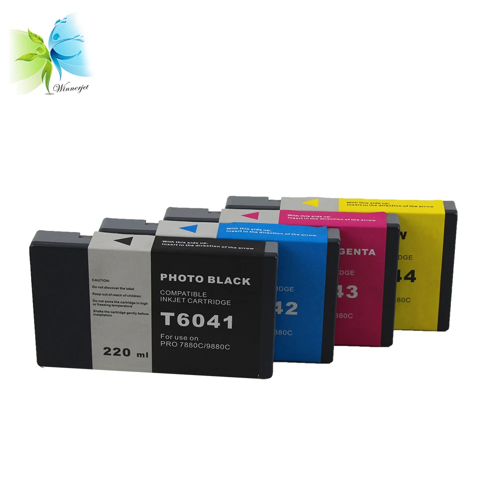 Winnerjet 8 цветов 220 мл полное окрашивание патрон чернил для принтера Epson stylus pro 7800 9800 7880 9880 принтер