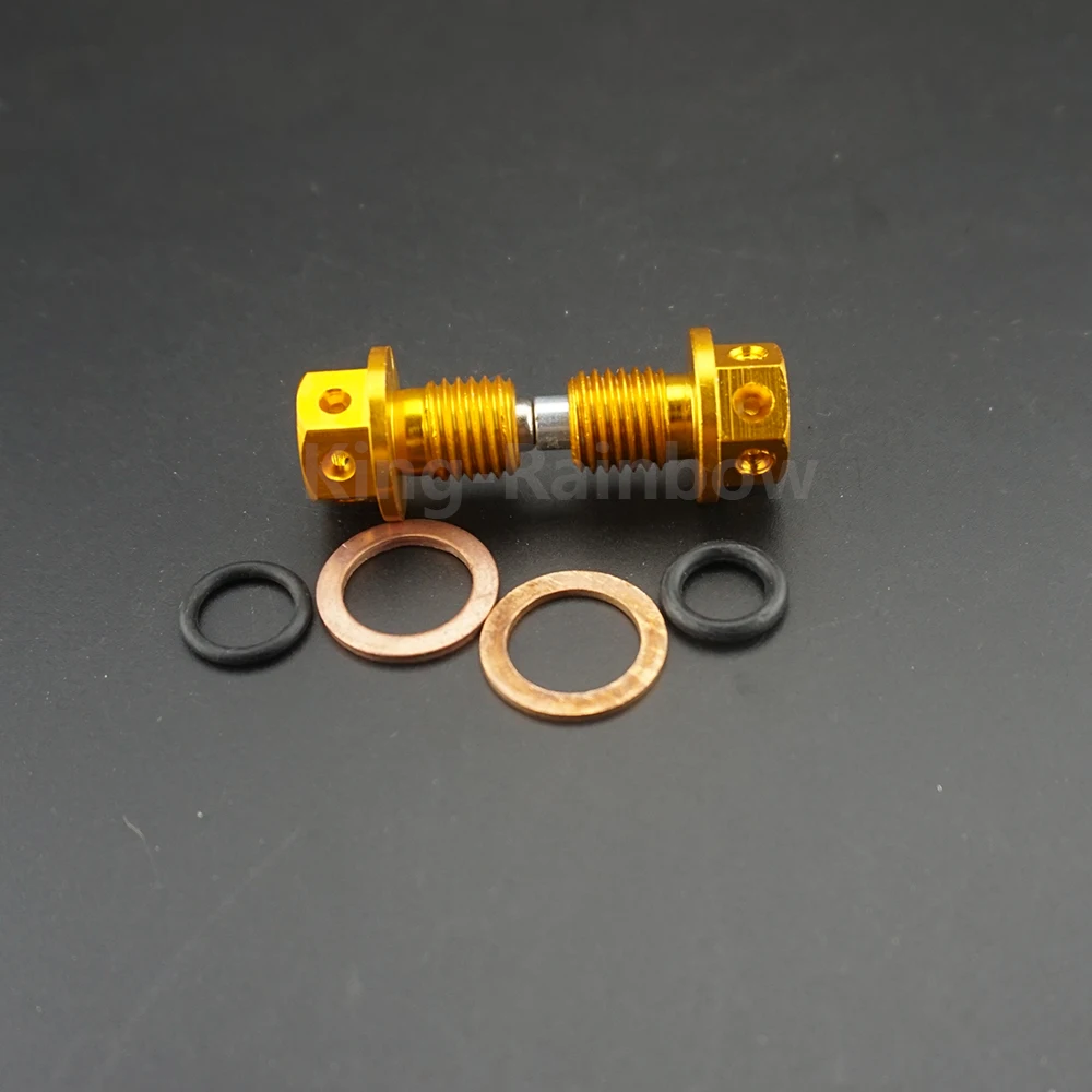 2шт Золотой M12x1.25 двигатель Магнитный маслоотвод болт заглушка для 50cc-160cc YX XR50 Pit Dirt