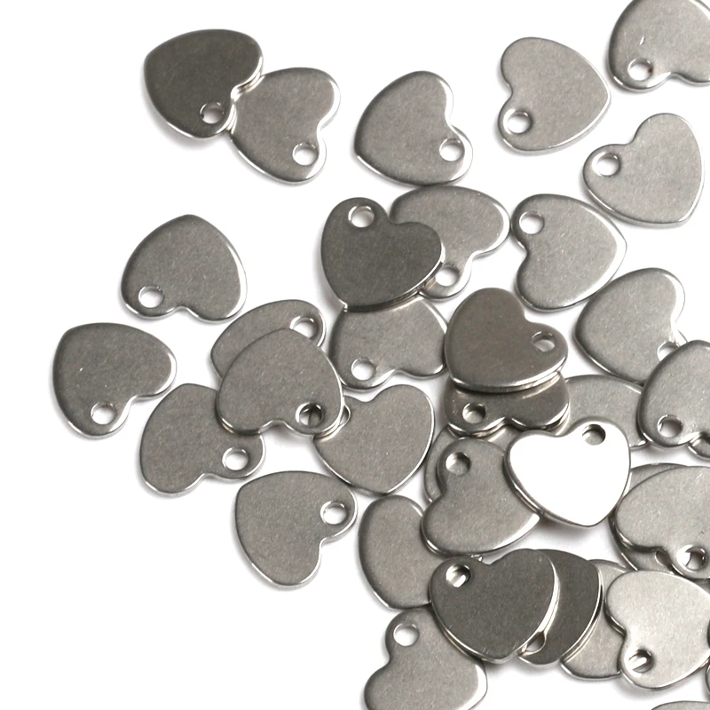 Мода 304 нержавеющая сталь 50 шт Подвески для браслета серьги около 10 15|pendants for