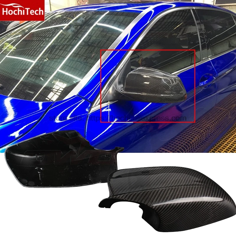 Сменный Чехол Honchi из углеродного волокна ABS для зеркала заднего вида BMW 5 серии 2010