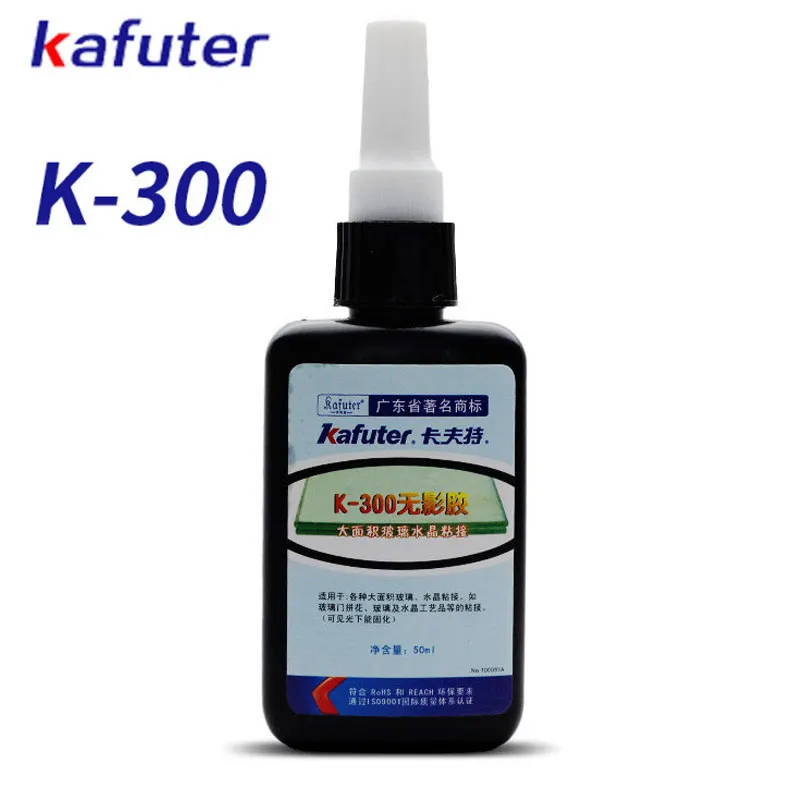 Высокое качество 50 мл клей УФ kafuter УФ отверждения клей K-300 Специальная большая площадь стекло склеивание стекло Кристалл ремесла