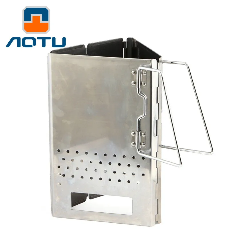 POINT BREAK Stainless steel folding point carbon furnace stove barbecue portable barrels for | Игрушки и хобби