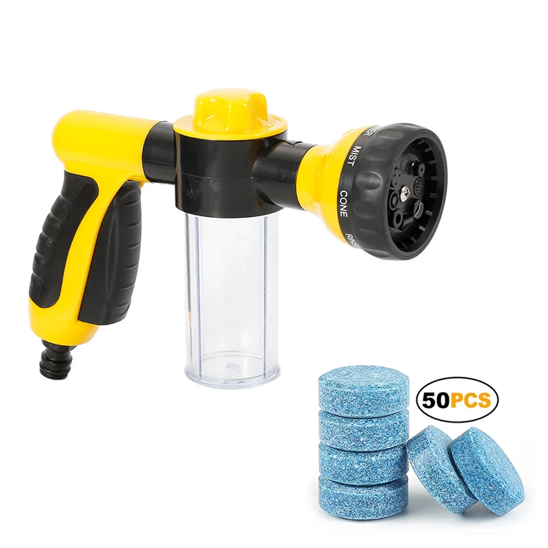 Liplasting машина пены моющий пистолет + шипучий планшет Подлинная