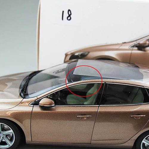 No.18 V60 Неисправная модель 1/18 Volvo XC90 XC60 S90 XC40 XC CLASSIC V60 V40 модель автомобиля литая под давлением Модель автомобиля игрушки детские подарки для мальчиков девочек - Цвет: No.18 V60